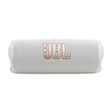 JBL FLIP 7 Waterproof Portable Speaker Bundle with gSport Carbon Fiber Case (White)