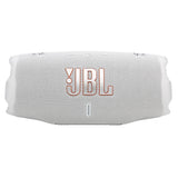 JBL CHARGE 6 Waterproof Portable Speaker Bundle with gSport Carbon Fiber Case (White)