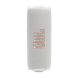 JBL FLIP 7 Waterproof Portable Speaker Bundle with gSport Carbon Fiber Case (White)