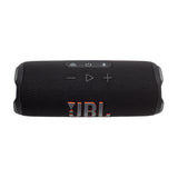 JBL FLIP 7 Waterproof Portable Speaker Bundle with gSport Silicone Sleeve (Black)