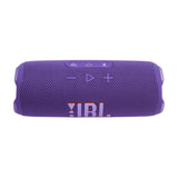 JBL FLIP 7 Waterproof Portable Speaker Bundle with gSport Silicone Sleeve (Purple)