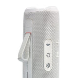 JBL FLIP 7 Waterproof Portable Speaker Bundle with gSport Carbon Fiber Case (White)