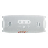 JBL CHARGE 6 Waterproof Portable Speaker Bundle with gSport Carbon Fiber Case (White)