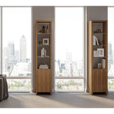 BDI Linea 5801 Single-Wide Cabinet (Natural Walnut)