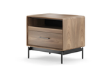 BDI LINQ 9182 28 Inch Modern Nightstand With Charging Station