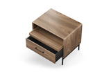 BDI LINQ 9182 28 Inch Modern Nightstand With Charging Station