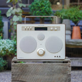 Tivoli Audio Songbook MAX Bluetooth Speaker with Built-In Pre-Amp and Carrying Handle (Cream/Brown)