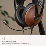 Meze Audio 99 Classics Walnut Black Headset with Boom Mic