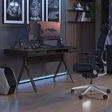 BDI MODICA Desk 6341 (Charcoal Stained Ash)