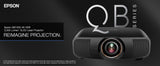 Epson QB1000 4K HDR 3,300 Lumen 3LCD Laser Projector