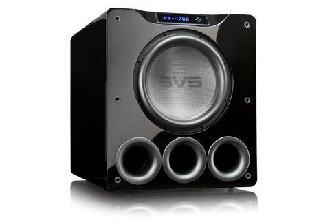 SVS PB-4000 13.5 Inch 1200W Ported Box Subwoofer (Piano Gloss Black)