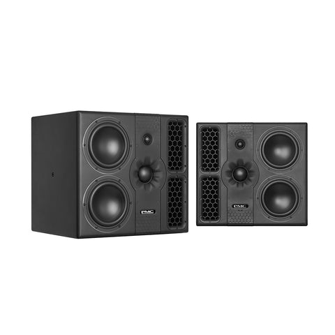 PMC Audio 6-2 Active 3-Way Monitor Bookshelf Speaker- Pair (Black)