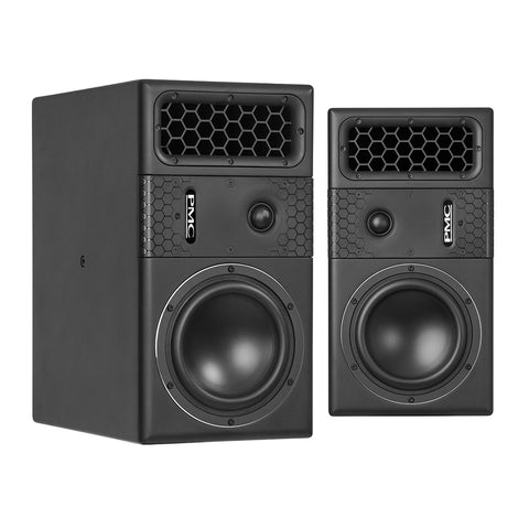 PMC Audio 6 Active 2-Way Bookshelf Monitor Speaker - Pair (Black)