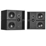PMC Audio 8-2 Active 3-Way Bookshelf Monitor Speaker - Pair (Black)