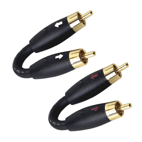 AudioQuest Pre-Amp Jumpers RCA Male to Male (Set of 2)