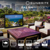 SunBrite Pro 2 Series Full Sun 4K UHD 1000 NIT Outdoor TV - 65" - Black