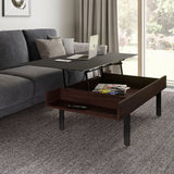 BDI Reveal 1192 Lift Top Coffee Table (Chocolate Walnut)