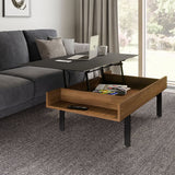 BDI Reveal 1192 Lift Top Coffee Table (Natural Walnut)