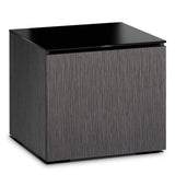 Salamander Designs Chameleon Collection Seattle 217 SE Subwoofer Enclosure AV Cabinet (Gray Oak with Black Glass)