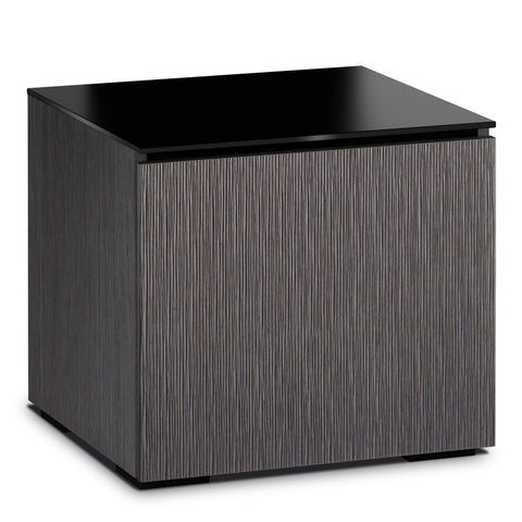 Salamander Designs Chameleon Collection Seattle 217 SE Subwoofer Enclosure AV Cabinet (Gray Oak with Black Glass)