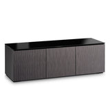 Salamander Designs Chameleon Collection Seattle 237 Triple AV Cabinet (Gray Oak with Black Glass Top)