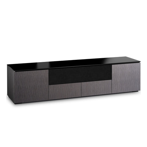 Salamander Designs Chameleon Collection Seattle 245 Quad Speaker Integrated Cabinet (Gray Oak with Black Glass Top)