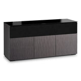 Salamander Designs Chameleon Collection Seattle 339 Triple Speaker Integrated Cabinet (Gray Oak with Black Glass)