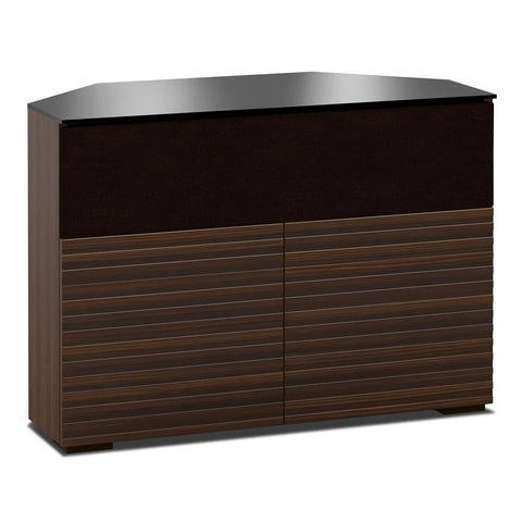 Salamander Zurich 329 Corner AV Cabinet (Linear Texture in Opium Brown)