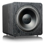 SVS SB-2000 Pro 12 Inch Sealed Subwoofer with DSP Control and SoundPath Wireless Audio Adapter (Black Ash)