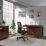BDI Sequel 20 6103 Compact Desk (Chocolate/Black)