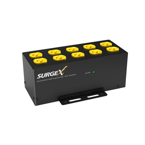 SurgeX SA-1810 10-outlet 15A 120V Standalone Surge Eliminator