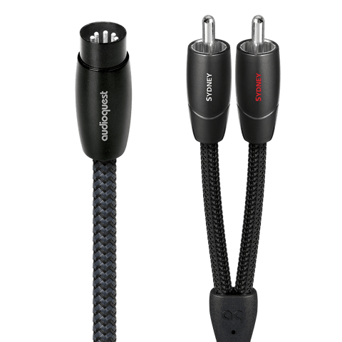 AudioQuest Sydney 5 Pin DIN-to-RCA Analog Audio Interconnect Cable