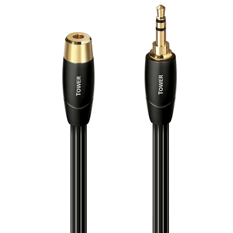 AudioQuest Tower 3.5mm Mini-to-Female Analog Audio Interconnect Cable