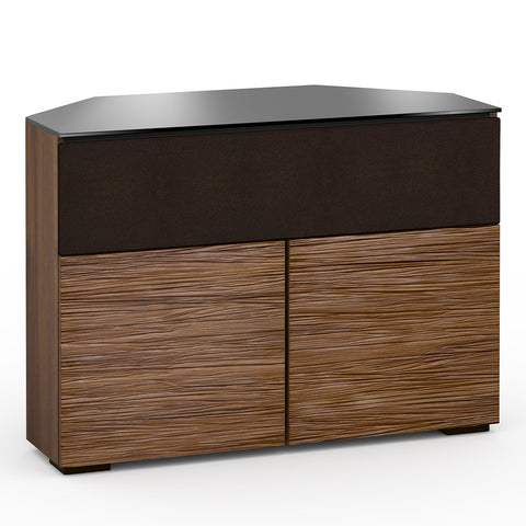 Salamander Designs Chameleon Collection Denver 329 Twin Speaker Integrated Corner Cabinet (Medium Walnut)