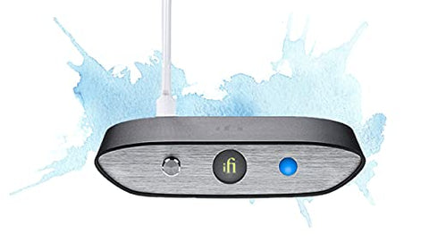 iFi Zen Blue V2 - HiFi Bluetooth 5.0 Receiver Desktop DAC for Streaming Music to Any Powered Speaker, A/V Receiver, Amplifier