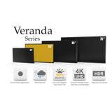 SunBrite Veranda Series 55-Inch 4K HDR Full Shade Outdoor TV (Black)