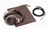 Denon AH-D5200 Premium Over-Ear Headphones (Zebrawood)