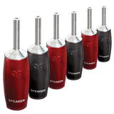 AudioQuest 500 Series Banana Silver Connector (Set of 6)