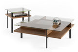 BDI Terrace Occasional Table Collection with Glass Tops