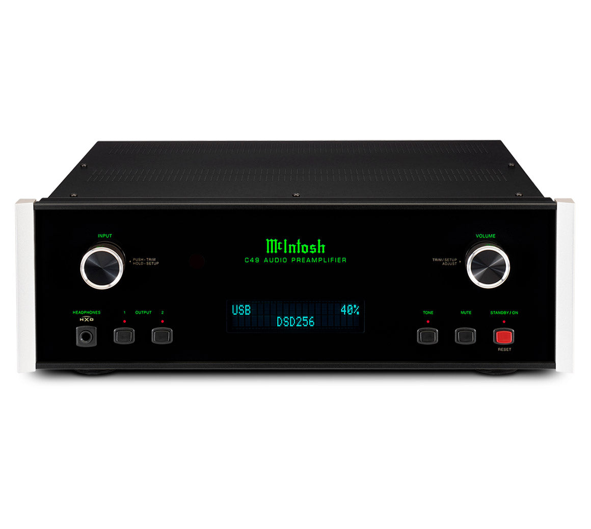 McIntosh C49 2-Channel Solid State Stereo Preamplifier (Black)