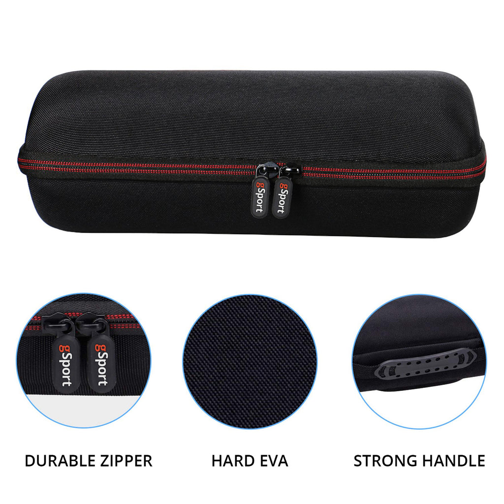 Mini Portable EVA Storage Bag Carbon Fiber Look Pouch Carrying Bag