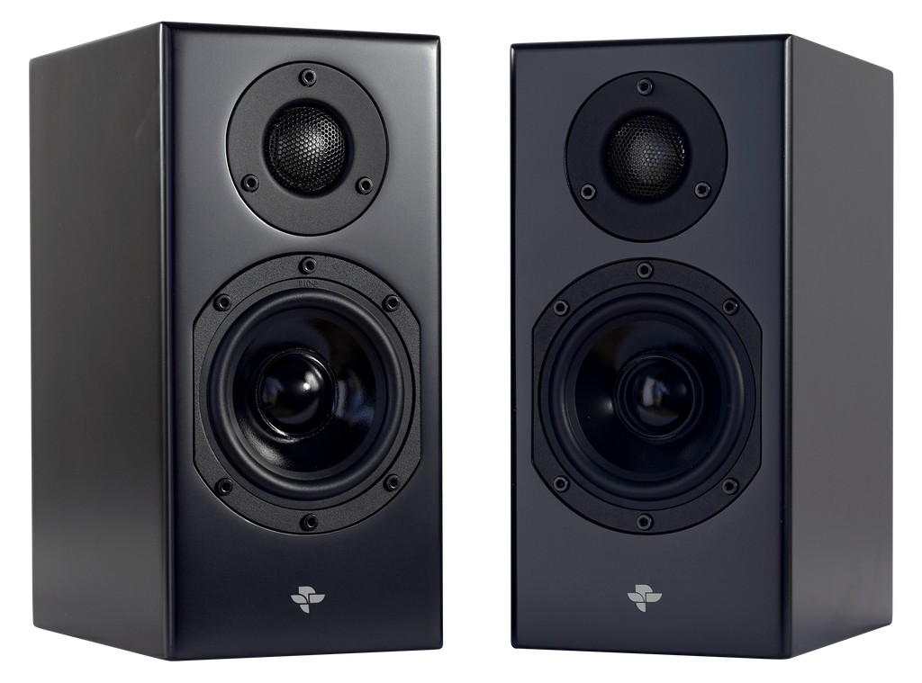 Totem KIN Amp + Monitor Speakers Stereo Bundle
