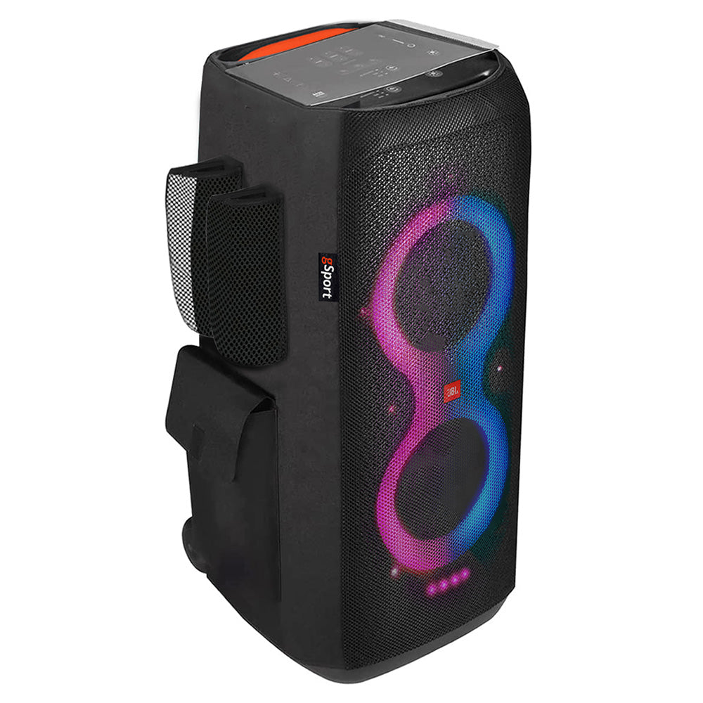 JBL PartyBox 710 Portable Party Speaker Bundle with gSport Cargo Sleev