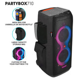 JBL PartyBox 710 Portable Party Speaker Bundle with gSport Cargo Sleeve (Black)