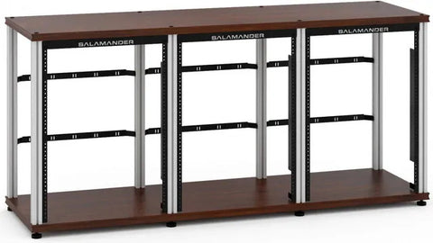 Salamander Synergy Triple 30 Rack Mount with 45U Rack Mount Rails and Rear Wire Lacing Bars