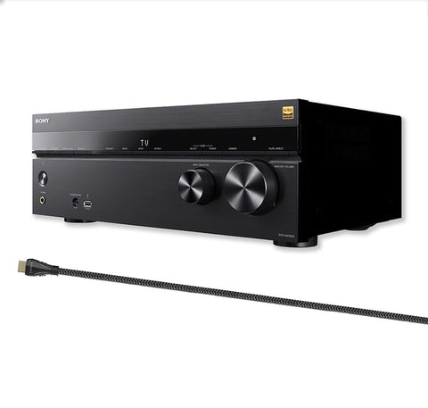 Sony STR-AN1000 7.2 CH Surround Sound Home Theater 8K AV Receiver Bundle with 2m 8K Ultra High Speed HDMI Cable
