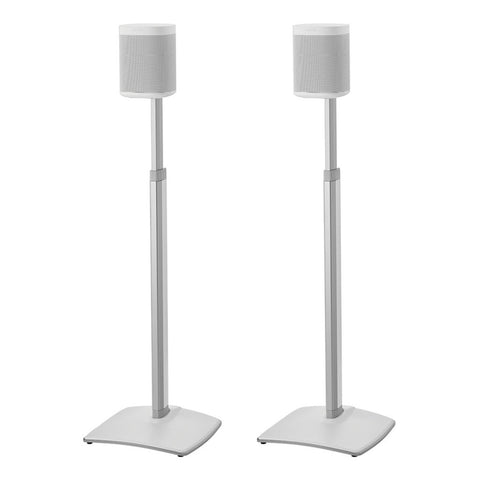Sanus WSSA2 Adjustable Height Wireless Speaker Stand designed for Sonos One, Sonos One SL, Play:1, and Play:3 (Pair)