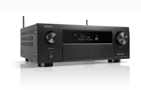 Denon AVR-X4800H 9.4 Channel (125 Watt x 9) 8K UHD Home Theater AV Receiver with 3D Audio and HEOS Built-in