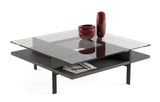 BDI TERRACE 1150 Square Coffee Table Charcoal Stained Ash