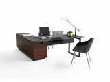 BDI Corridor 6531 Modern L-Shaped Executive Desk